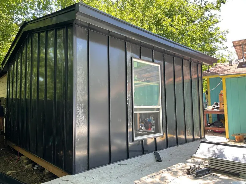 Black standing seam metal wall panels for Roof Inspection in Winchendon